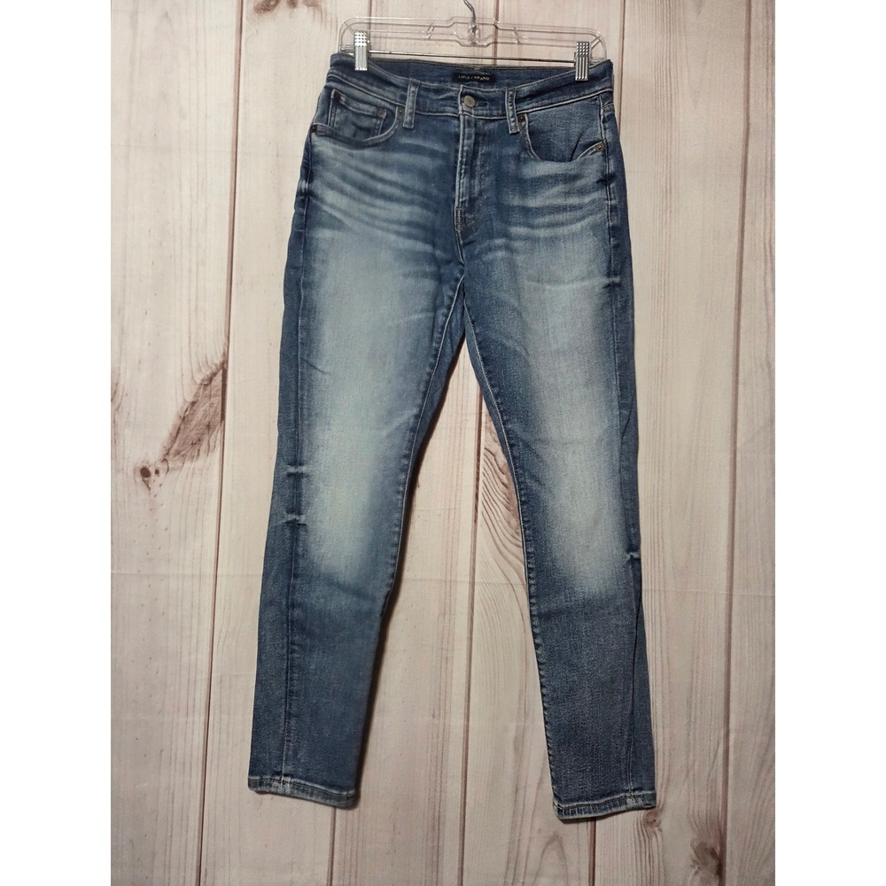 Lucky Brand 411 Athletic Taper Mens Jeans 28x30 Blue Medium Wash Denim‎